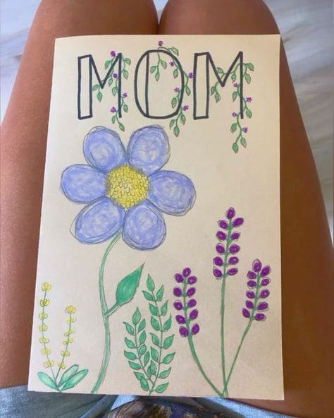 Botanical Bliss Mothers Day Card