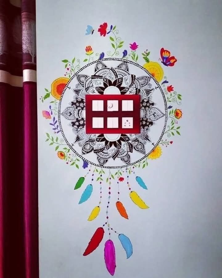 Vibrant Mandala Dreamcatcher Delight