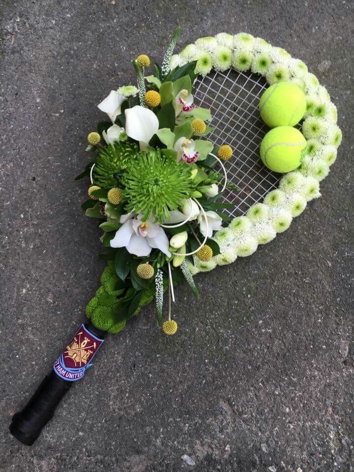 Touching Racket Floral Tribute