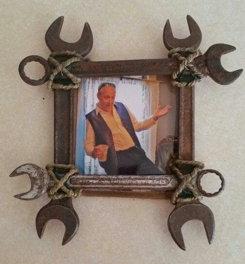 Rustic Wrench Frame for Handy Memories