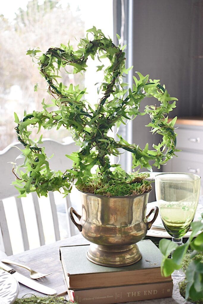Elegant Shamrock Topiary