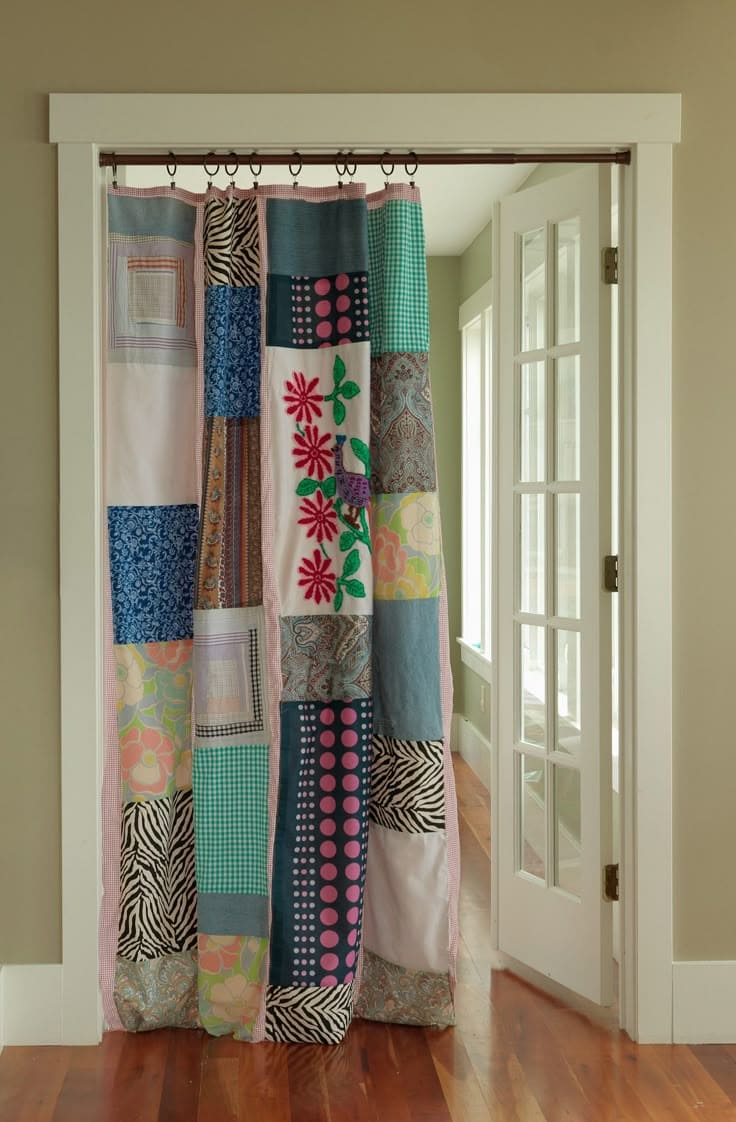 Patchwork Door Curtain