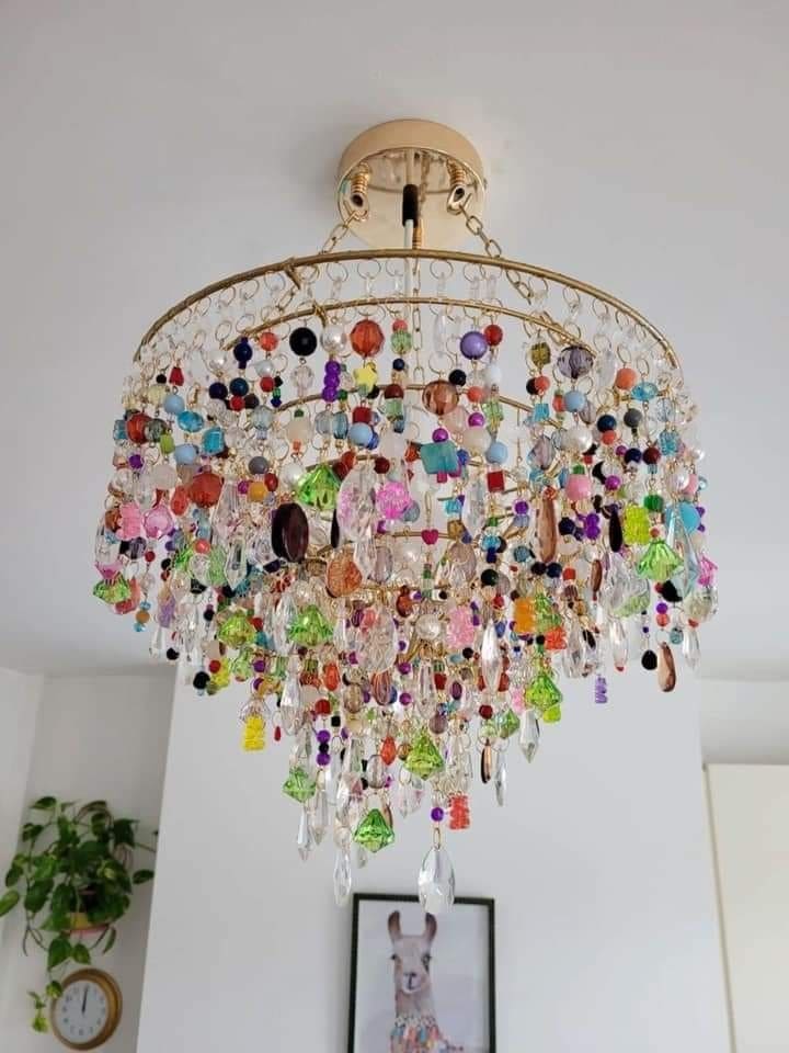 Dazzling Jewelry-Inspired Chandelier Art