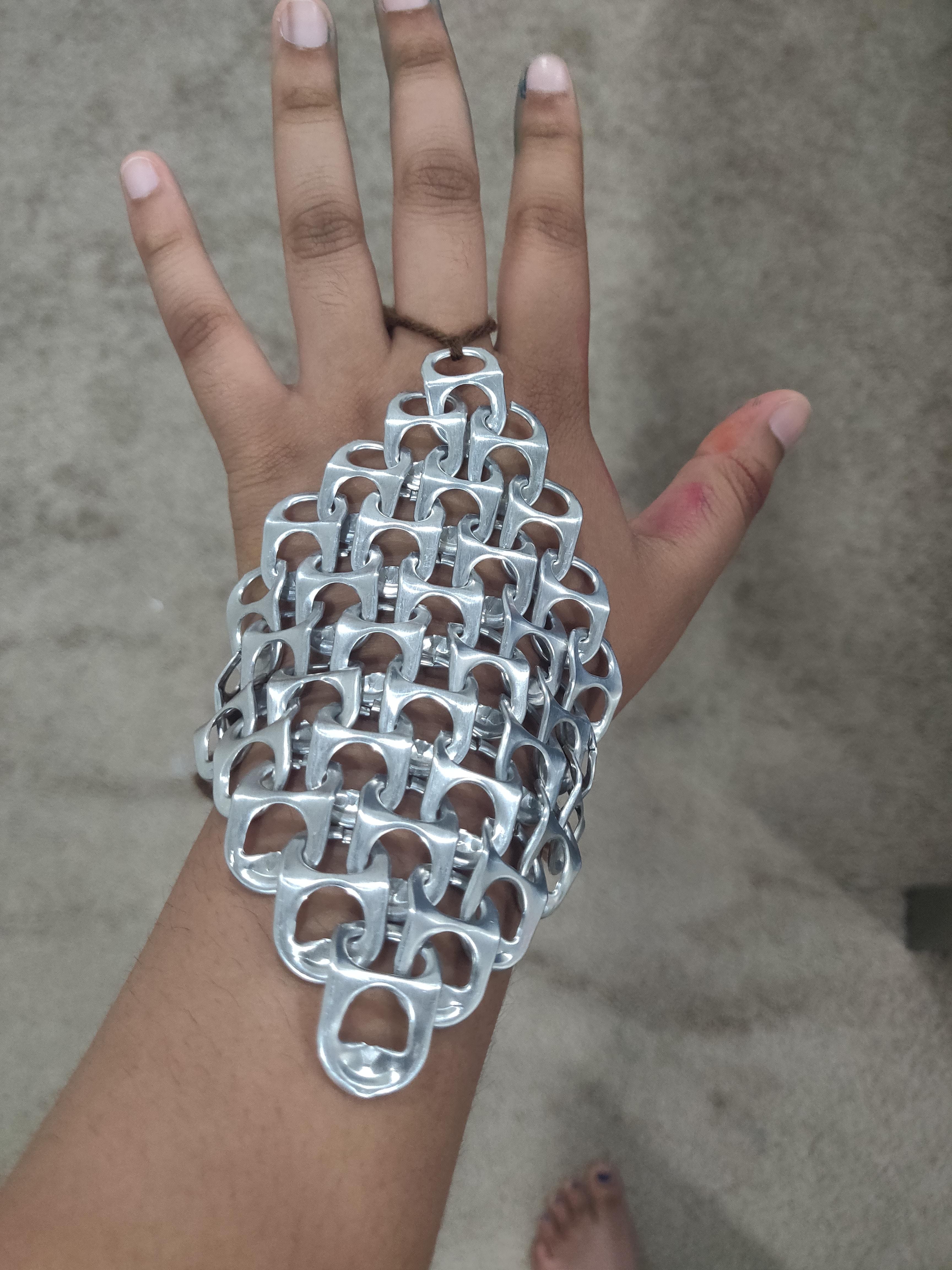 Soda Tab Chainmail Handpiece