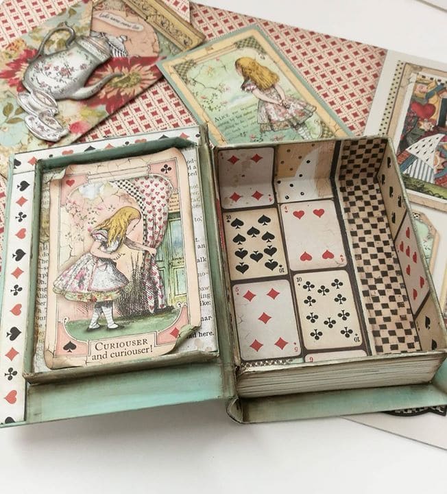 Whimsical Card Box Wonderland Treasure