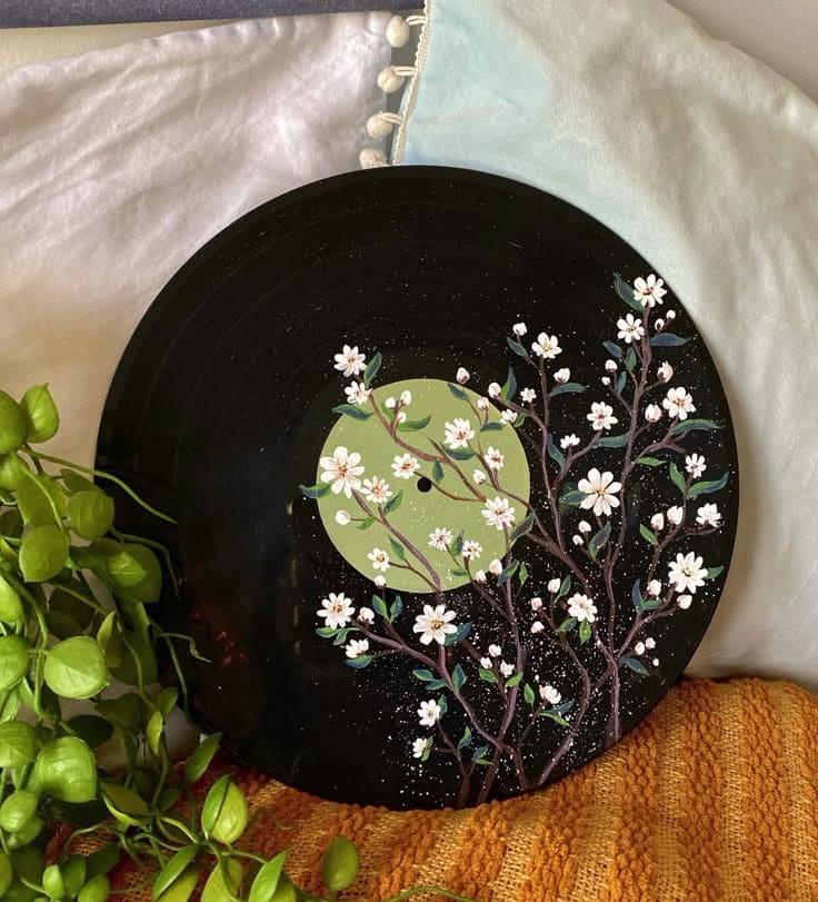 Enchanting Blossom Vinyl Art Design