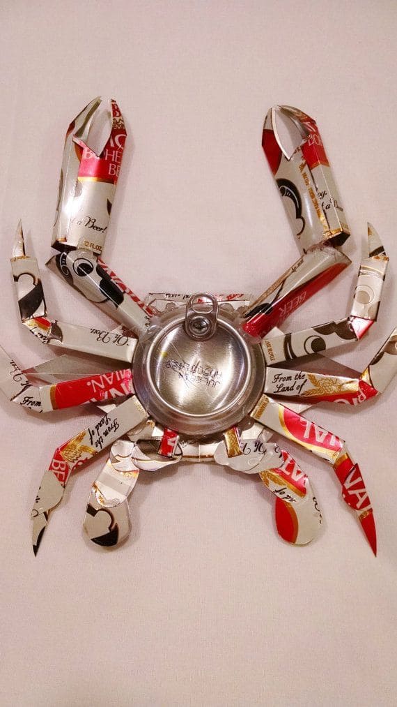 Eye-Catching Soda Can Crab Art