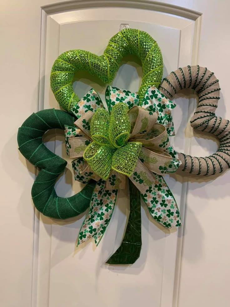 Charming Shamrock Wreath for Festive Cheer
