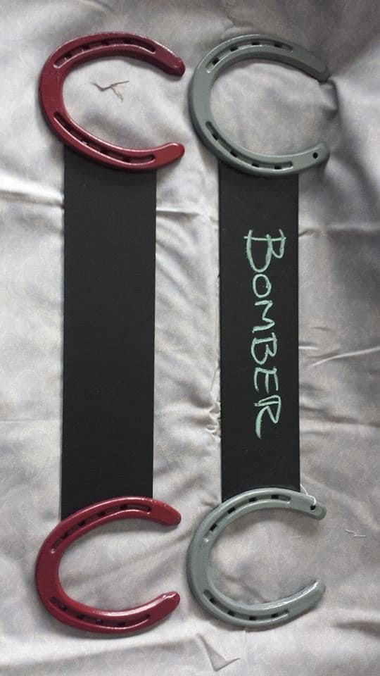 Horseshoe Stall Name Sign