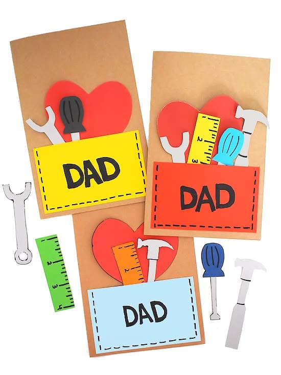 Fathers Day Toolbelt Card