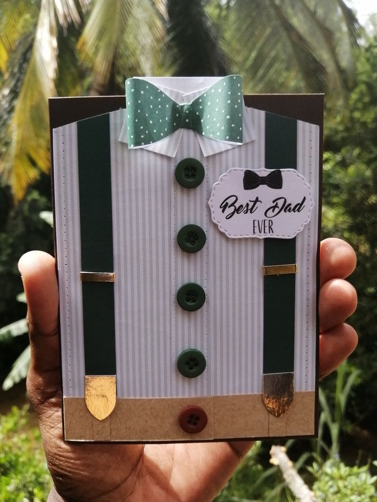 Dapper Gentleman Best Dad Ever Card