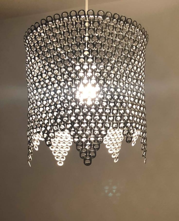 Elegant Soda Tab Chandelier Design