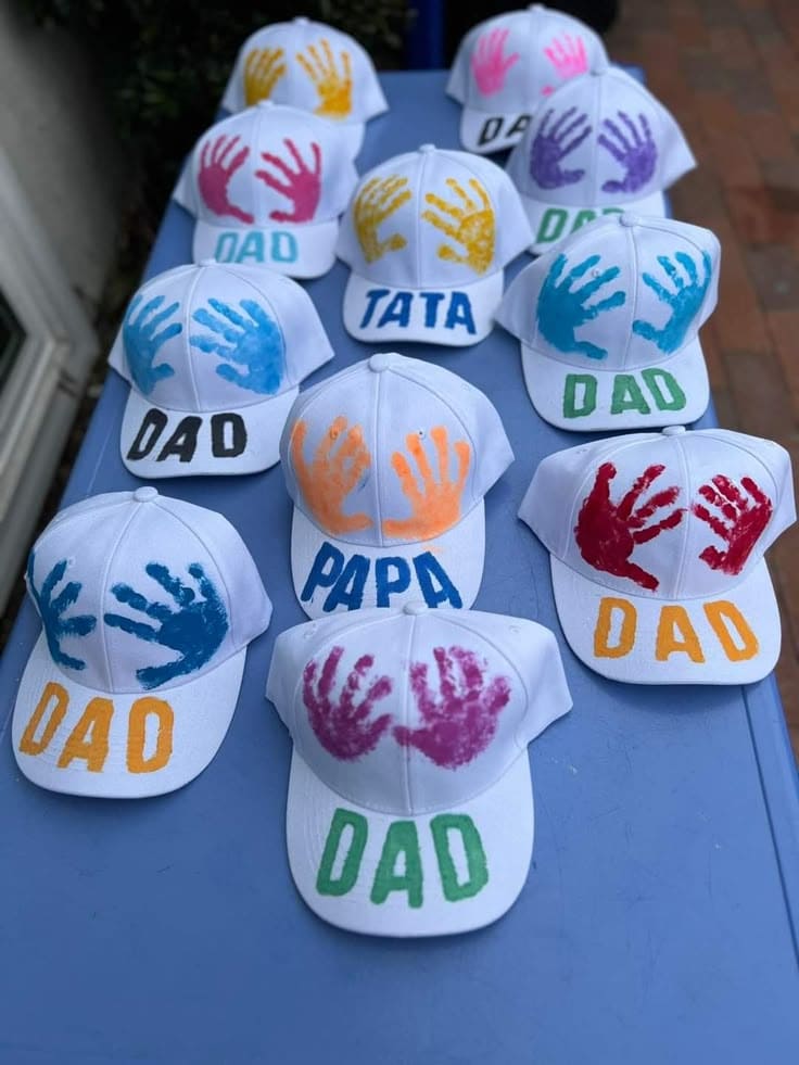 Handprint Fathers Day Hat