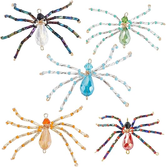 Shop beaded spider charm