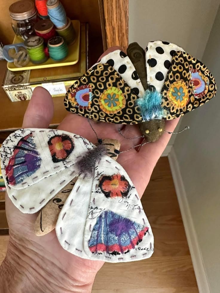 DIY Soft Fabric Butterfly Ornament