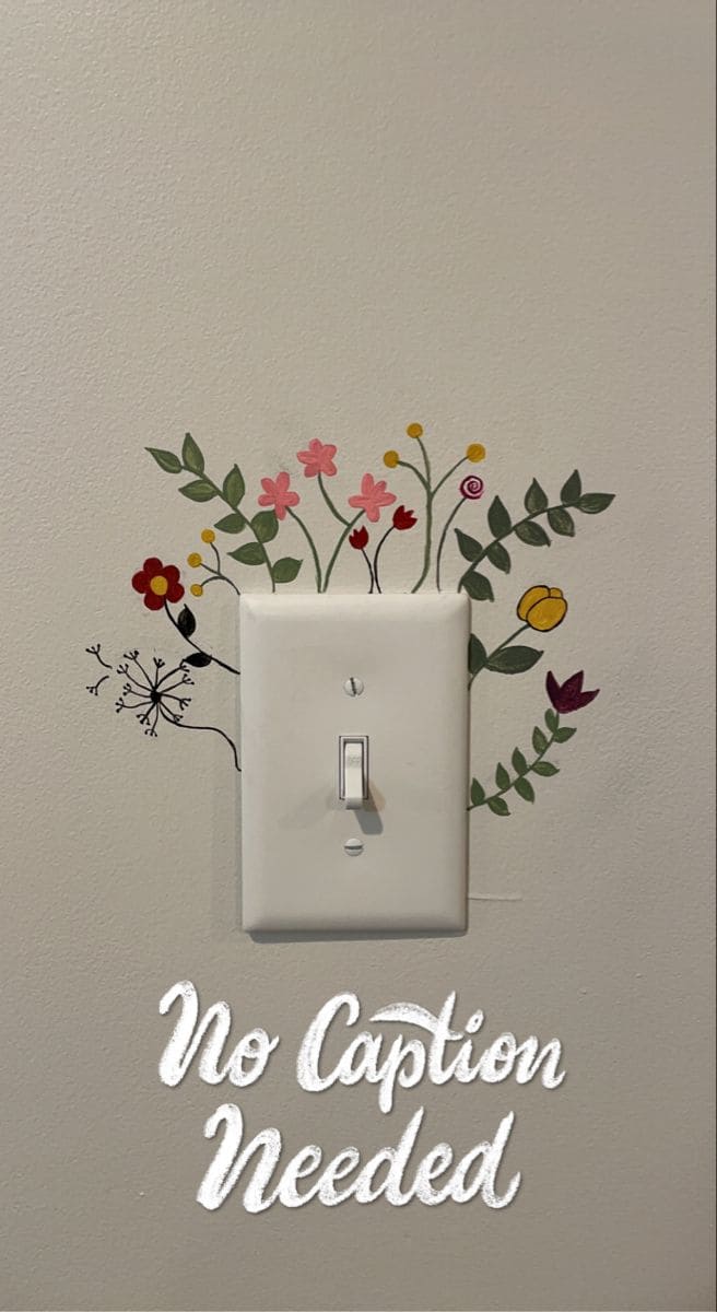 Blooming Floral Switchboard Art