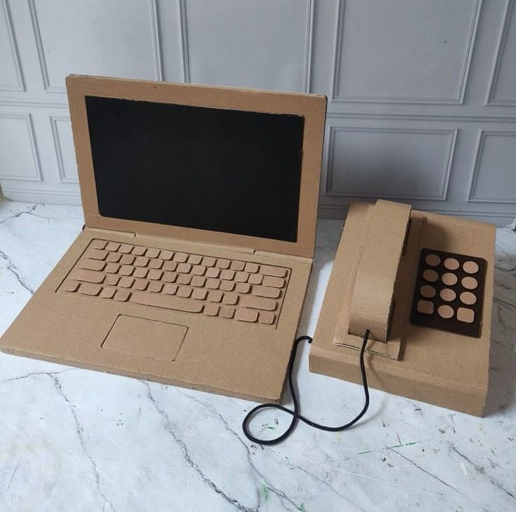Tech-Inspired Cardboard Set