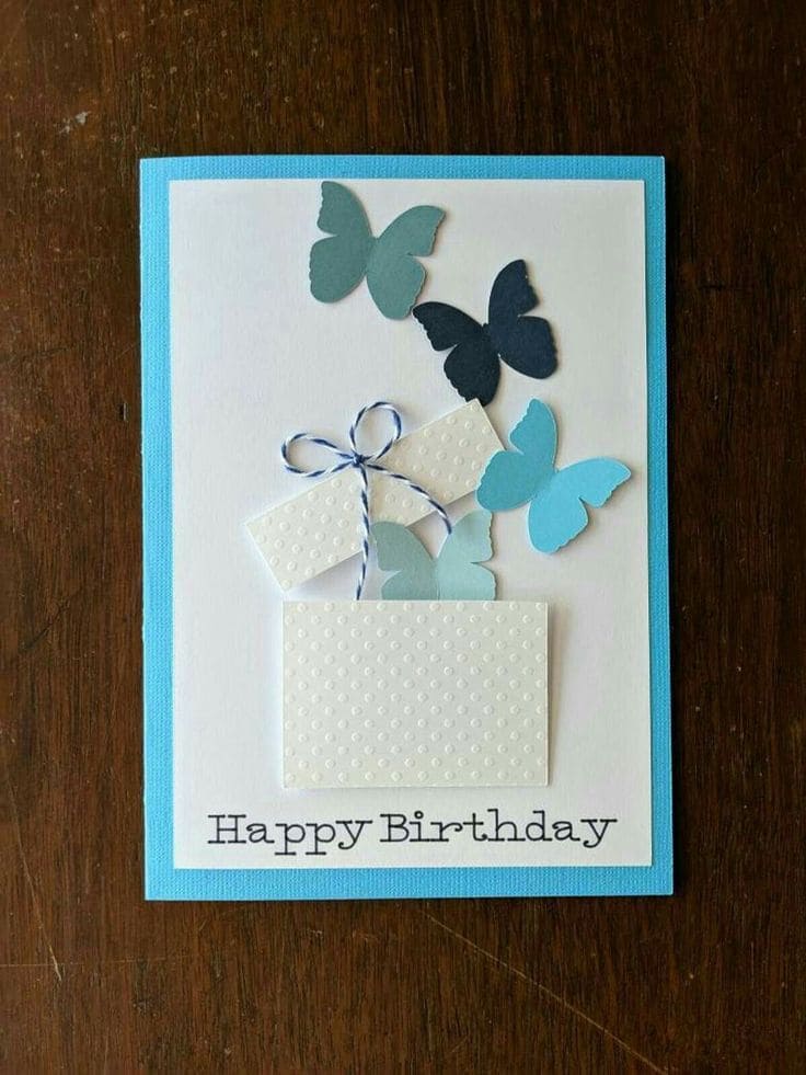 Delightful Butterfly Surprise Birthday Card DIY