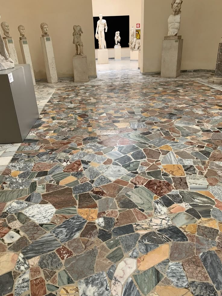 Classical Marble Patchwork Hall