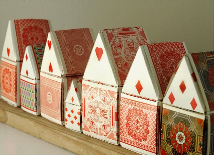 Charming Card House Village Bliss