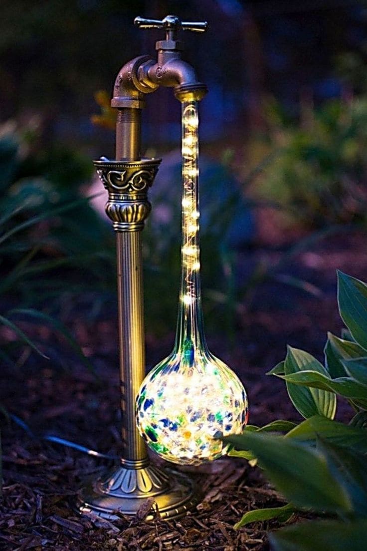 Vintage Faucet Floating Light Illusion