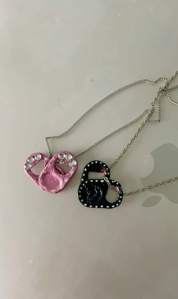 Soda Tab Painted Necklaces
