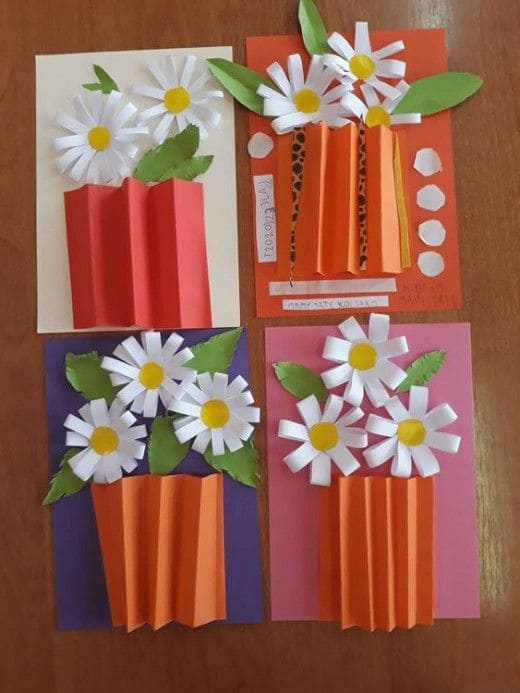 Adorable 3D Flower Pot Cards