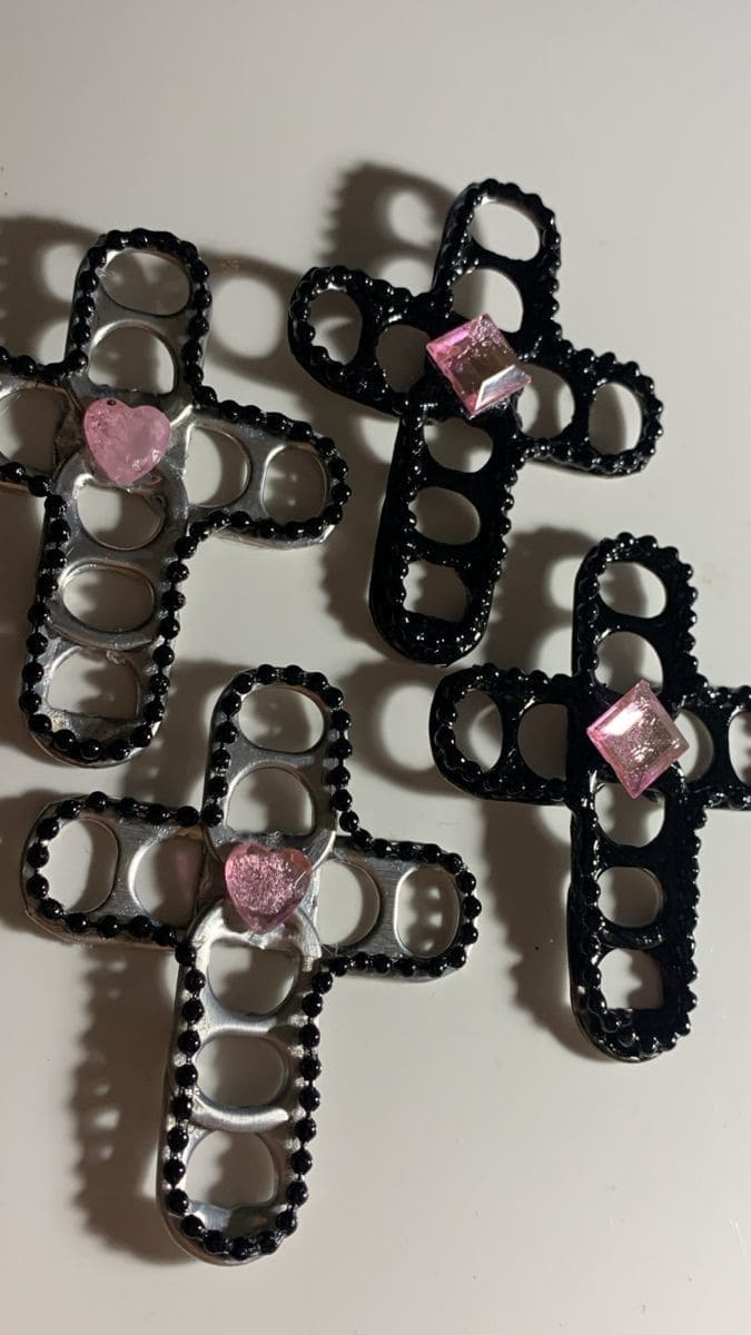 Crafty Cross Pendants with Sparkle