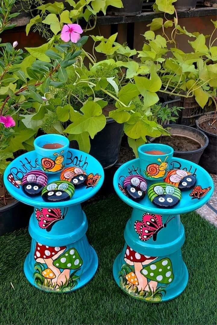 Whimsical Bug-Themed Butterfly Bath