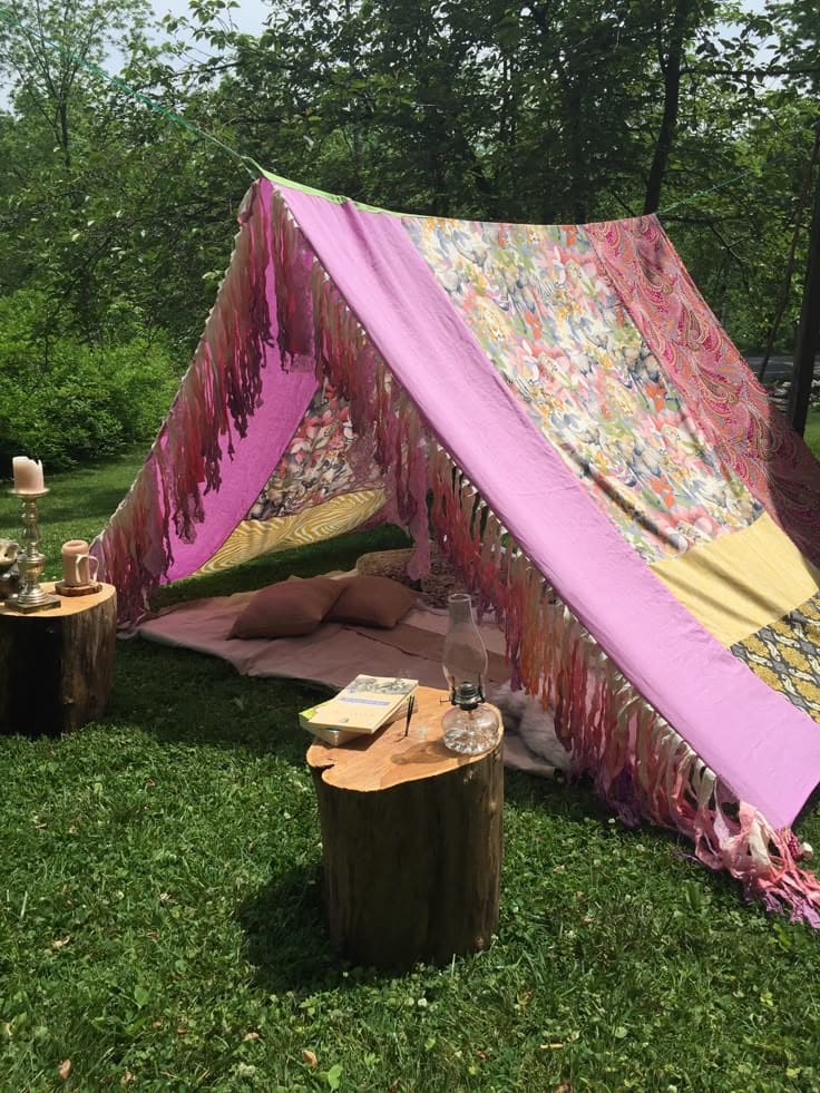 Whimsical Garden Tent Escape