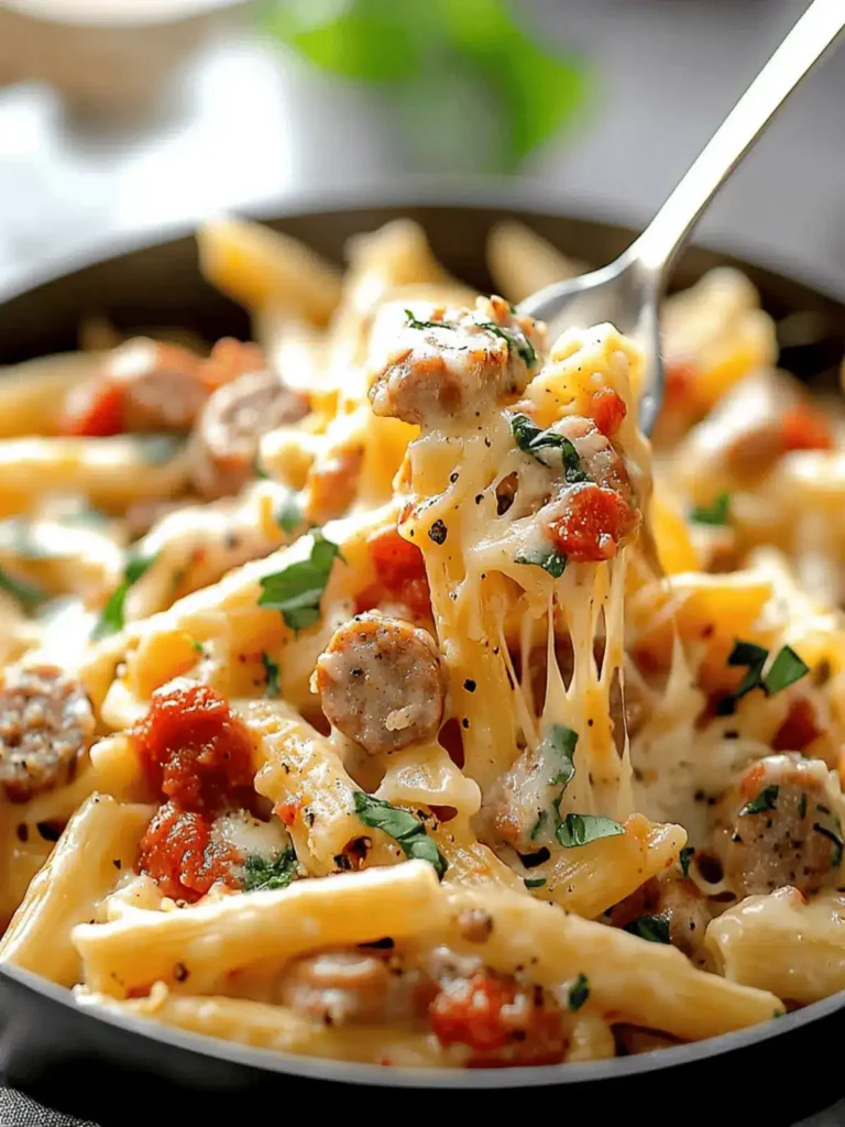 Creamy Tuscan Sausage Pasta That You Can Whip Up in 30 Minutes